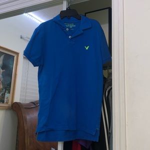 American Eagle Blue Polo Shirt